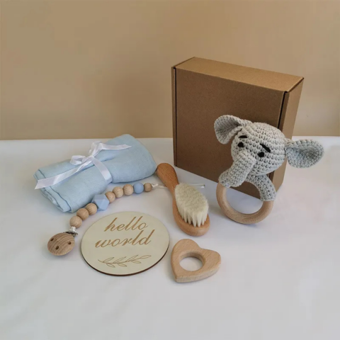 Set bebelusi "Hello World", model Elefant [3]