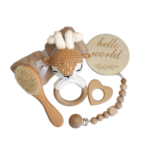 Jucării educative - Set bebelusi "Hello World", model Ren