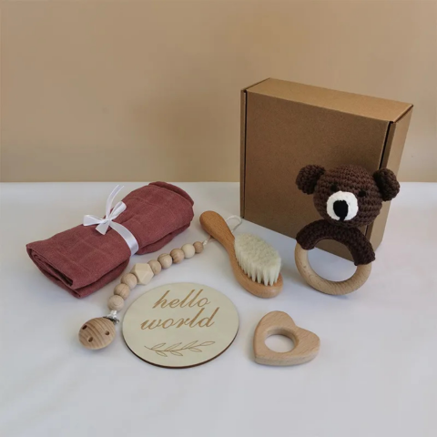 Set bebelusi "Hello World", model Ursulet [1]