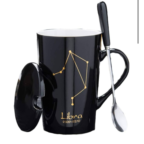Cadouri - Set cadou cana ceramica, culoare Negru, Balanta