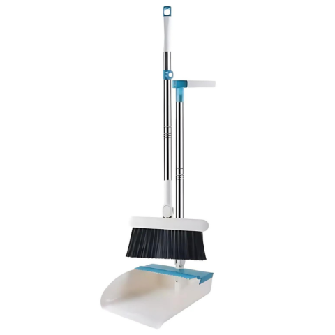 Curățenie și Întreținere - Set de curățenie cu mătură și făraș cu pieptene, alb