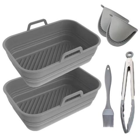 Gătit - Set din silicon pentru friteuza air fryer