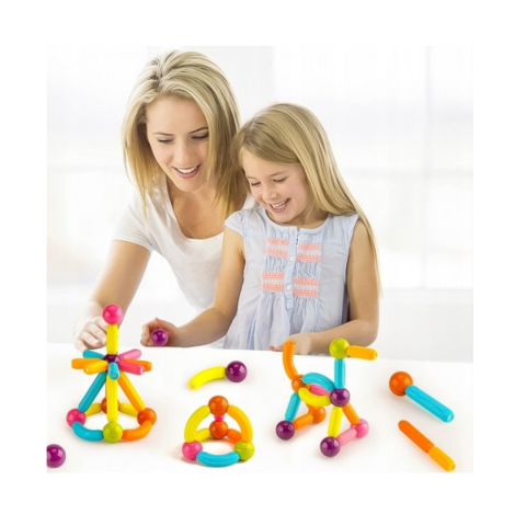 Set magnetic de construit cu 84 piese [5]
