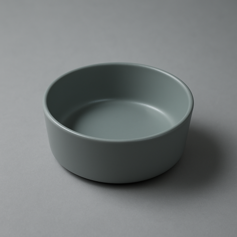 Set veselă 12 piese, ceramică, gri deschis, pentru 4 persoane, design modern [5]