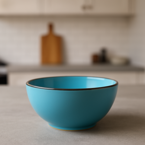 Set vesela 16 piese pentru 4 persoane, Ceramica, design modern, culoare Verde, Bleu [2]