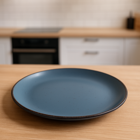 Set vesela 18 piese, pentru 6 persoane, Ceramica, design modern, culoare Bleumarin [1]