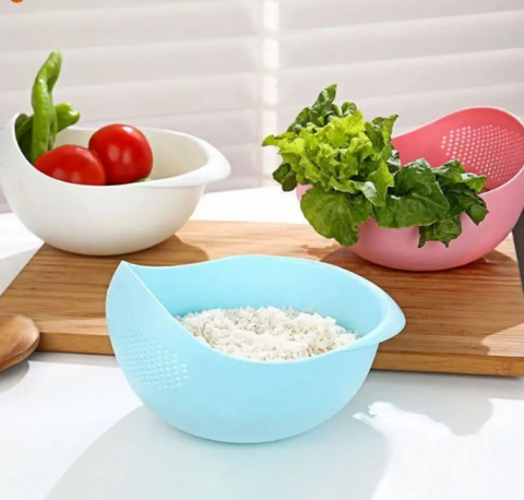 SIta pentru orez, spalat fructe si legume, Bleu [1]
