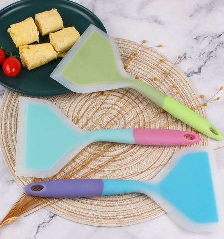 Spatula din silicon, antiaderent, Portocaliu [2]