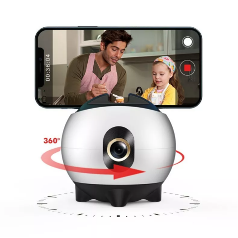 Stabilizator de imagine cu urmărire automată a feței și rotație 360° [3]