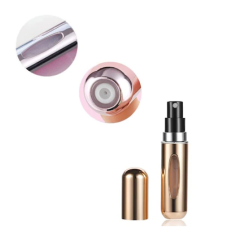 Sticlă reîncărcabilă pentru parfum, 5ml, Auriu [2]