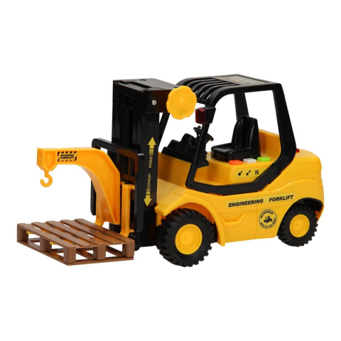 Stivuitor cu remorcă încărcată cu butoaie, scară 1:16 [3]