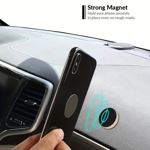 Suport magnetic universal pentru mașină, argintiu [5]