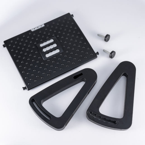 Suport ergonomic pentru picioare, reglabil, cu rolă de masaj [3]