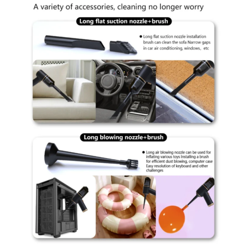 Aspirator de mână portabil 2 în 1 [6]