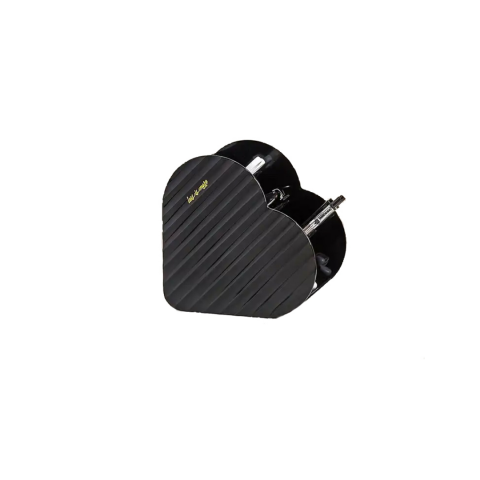 Organizare și Depozitare - Suport pensule machiaj inimă, Negru