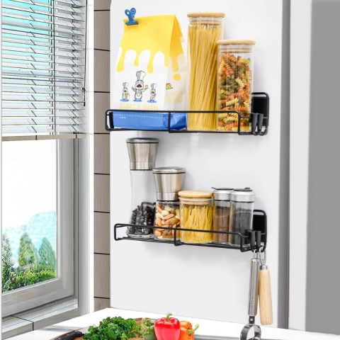 Raft condimente magnetic, Negru [4]