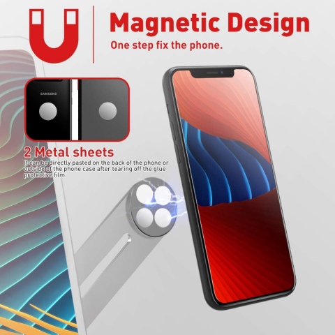 Suport magnetic telefon pentru laptop [3]