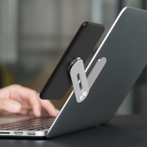 Suport magnetic telefon pentru laptop [6]