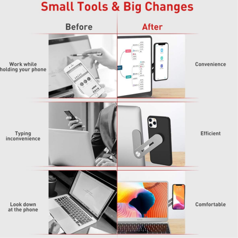 Suport magnetic telefon pentru laptop [4]