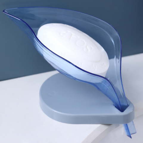 Suport săpunuri transparent, albastru [1]