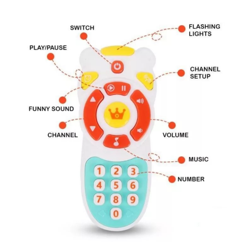 Telecomandă interactivă pentru bebeluși, cu sunete și lumini [4]