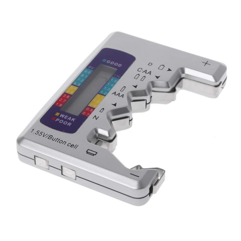 Tester digital universal pentru baterii, gri [6]