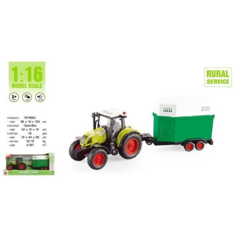 Tractor cu remorcă transport cai,  scară 1:16 [2]