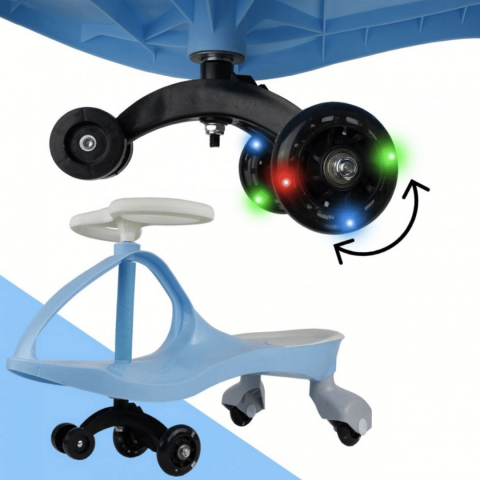 Vehicul acționat cu picioarele pentru copii, bleu [6]