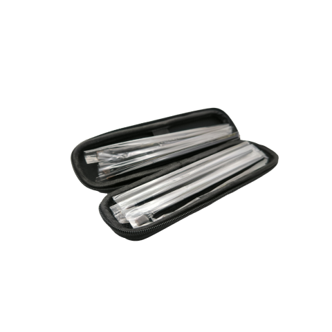 Trusă 9 pensule machiaj pentru ochi, cu etui din piele ecologică [2]