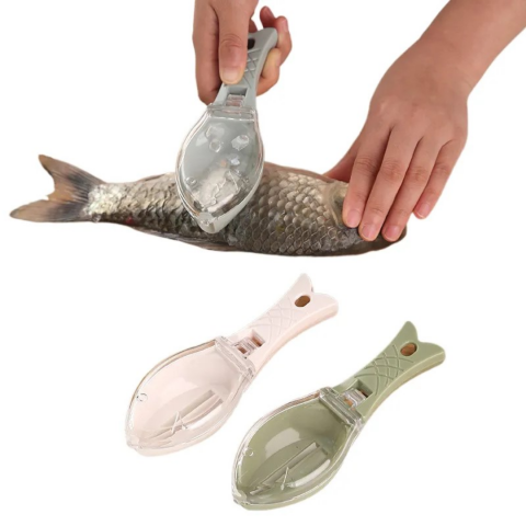 Ustensilă pentru curățare solzi pește [4]