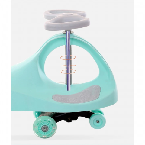 Vehicul acționat cu picioarele pentru copii, turcoaz [2]