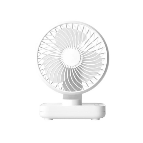 Birou - Ventilator portabil pentru birou, silențios, 4 viteze, Alb
