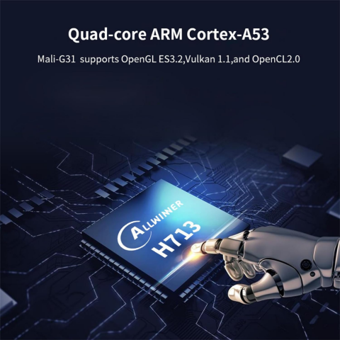 Videoproiector portabil cu Wi-Fi 6, rezoluție 4K și Android 11 [9]