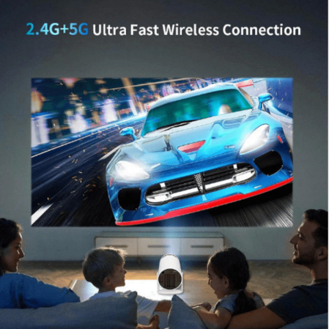 Videoproiector portabil cu Wi-Fi 6, rezoluție 4K și Android 11 [5]
