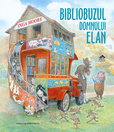 Carte copii - recomandări ALINAre cu poveste - Bibliobuzul domnului Elan, de Inga Moore