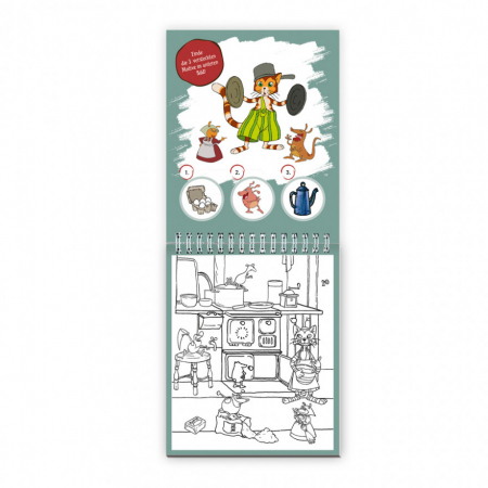 Carte de colorat cu stilou magic. Pettson și Findus [2]