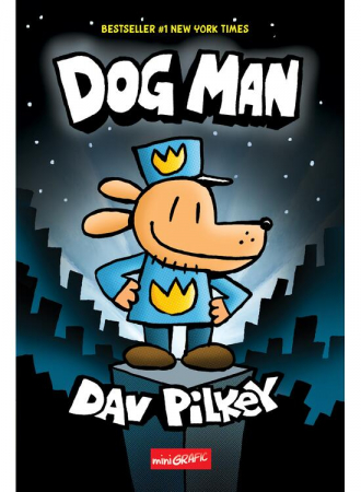 Carte copii - raftul BookTruck - Dog Man (#1), de Dav Pilkey