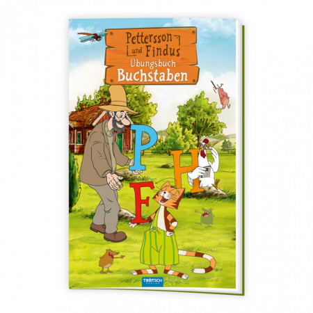 Pettson și Findus - Pettersson und Findus Übungsbuch Buchstaben
