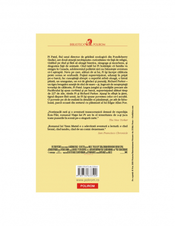 Viaţa lui Pi, de Yann Martel [1]