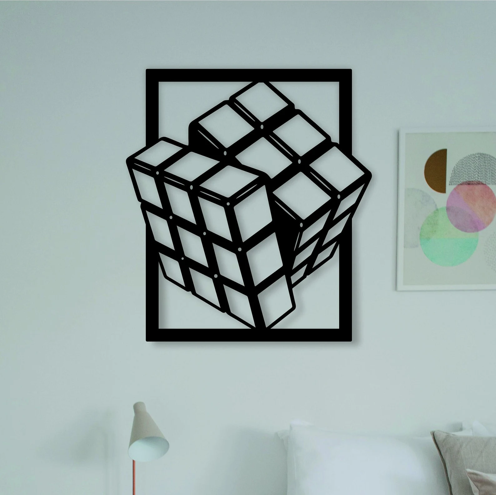 Cub Rubik (Decor perete) [4]