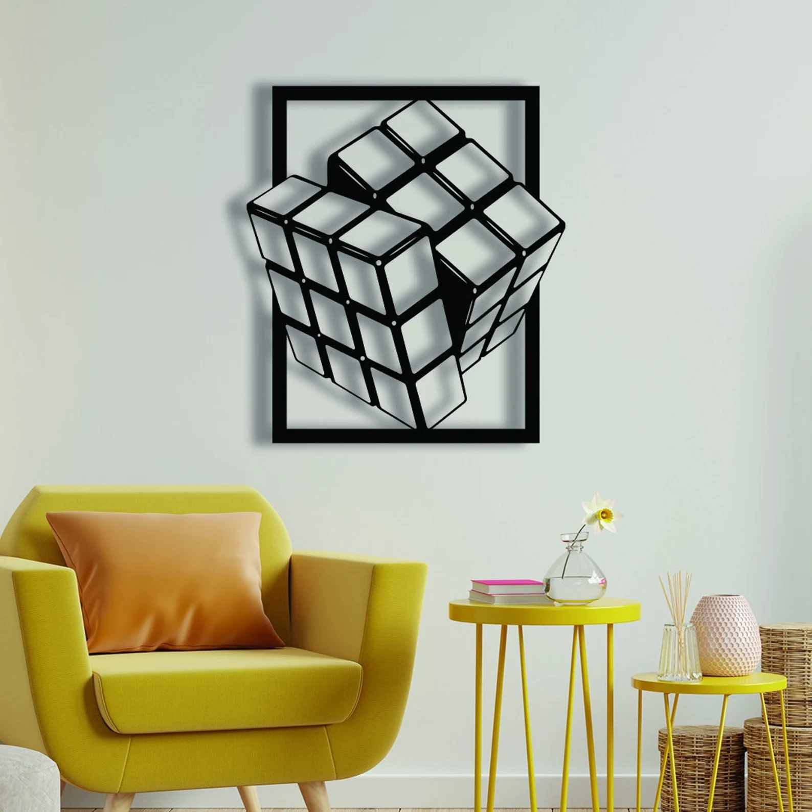 Cub Rubik (Decor perete) [8]
