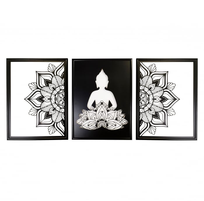 Buddha in Mandala (Set 3 Tablouri) [1]