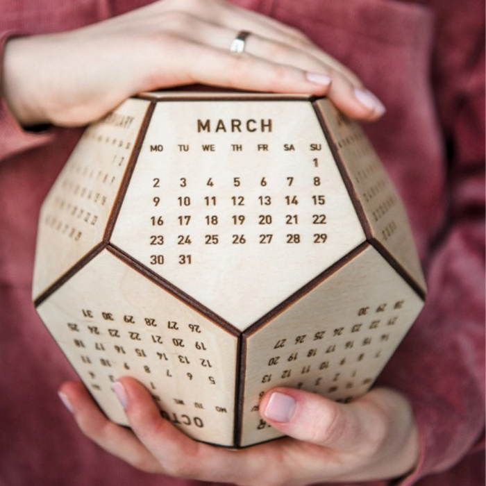 Calendar 3D din lemn- 2025 [2]