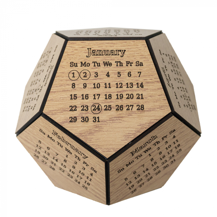 Calendar 3D din lemn- 2025 [6]