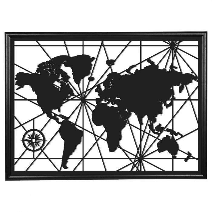 Harta Lumii (Tablou Geometric) [1]