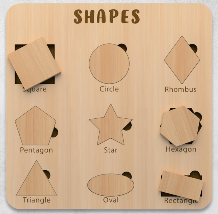 Set puzzle Montessori [2]