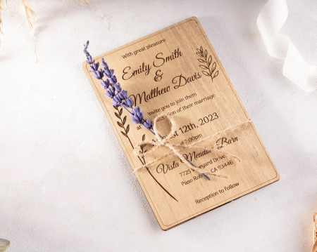 Invitatie nunta din lemn [4]