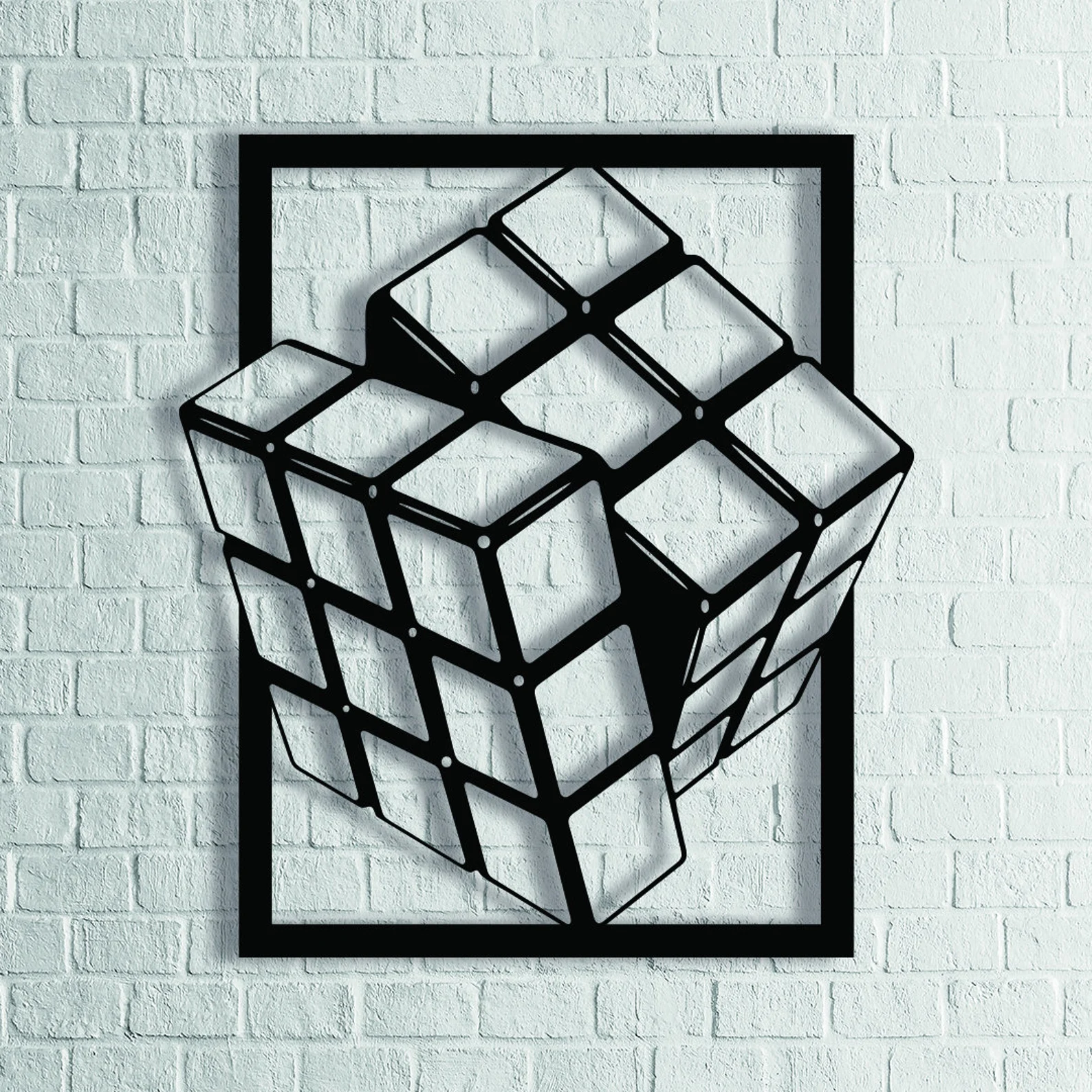 Cub Rubik (Decor perete) [2]