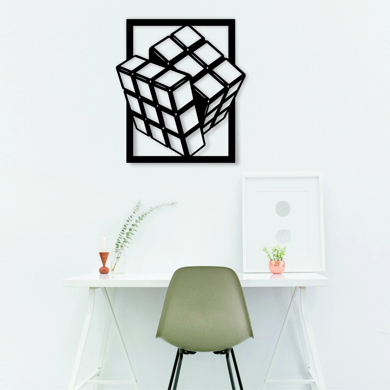 Cub Rubik (Decor perete) [4]