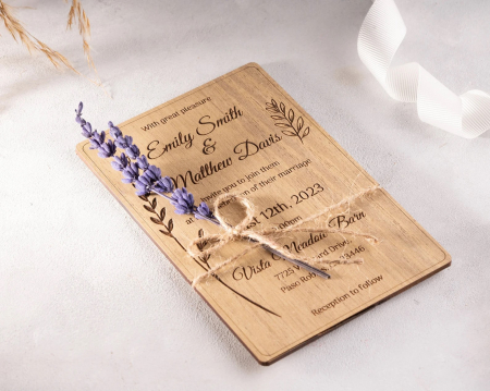 Invitatie nunta din lemn [3]